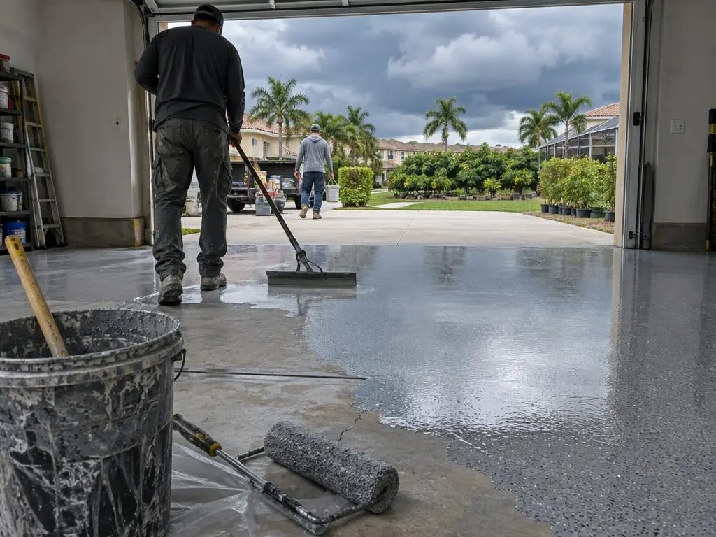 Garage Floor Coating in Homestead, FL